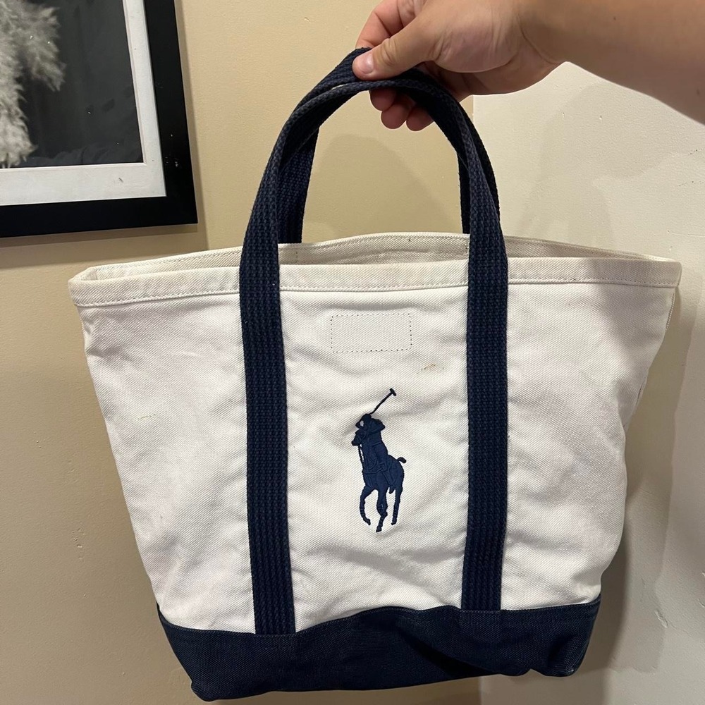 2015 Polo Ralph Lauren Big Pony U.S. Open Canvas Tote Bag
